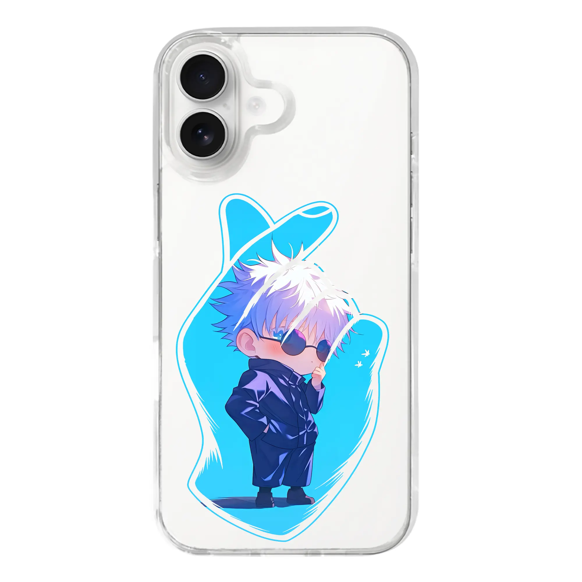 呪術廻戦 グッズ,五条 悟 - iPhone 17シリーズ 透明スマホケース – 薄型・耐衝撃・精密フィット保護カバー